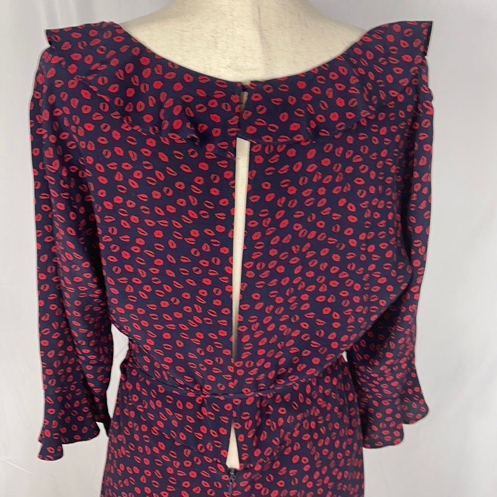 TOPSHOP LIP PRINT MINI DRESS - Picture 9 of 14